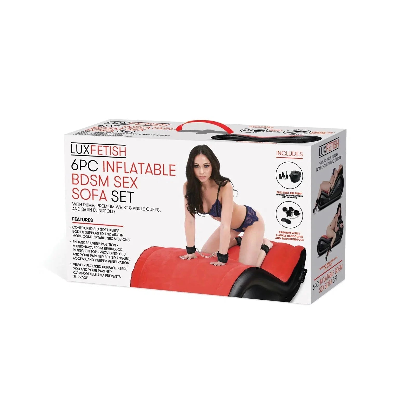 Lux Fetish 6PC Inflatable BDSM Sex Sofa Set