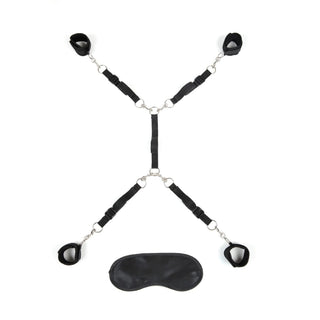 Lux Fetish 7 Piece Bed Spreader Restraint System