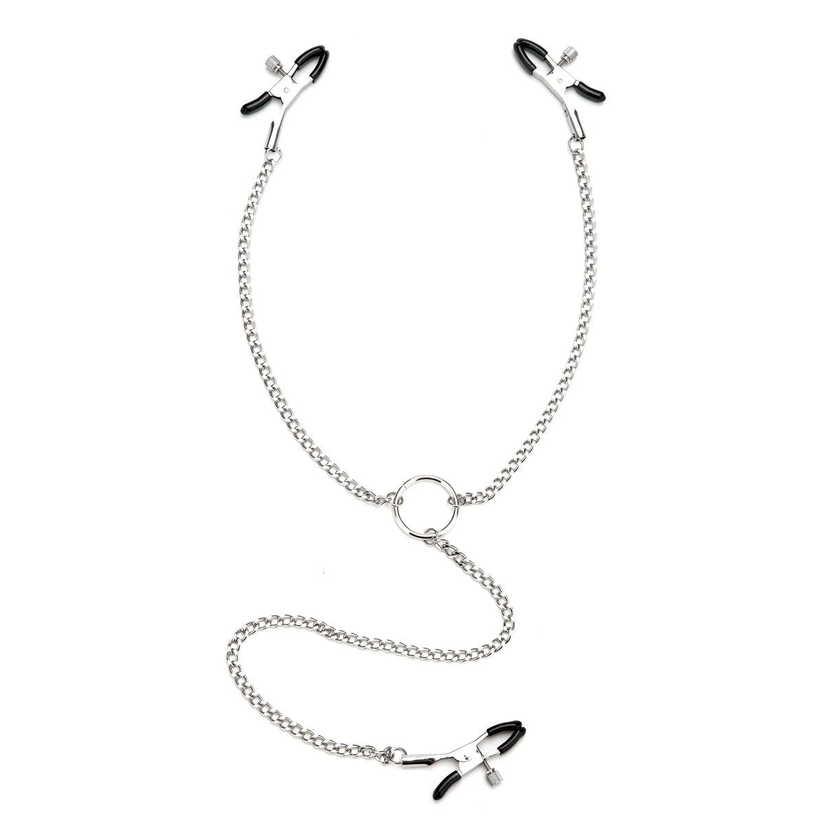 Lux Fetish Adjustable Nipple Clips & Clit Clamp