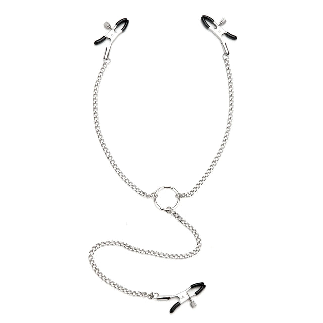 Lux Fetish Adjustable Nipple Clips & Clit Clamp