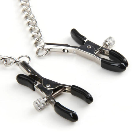 Lux Fetish Collar & Nipple Clamps