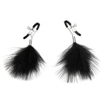 Lux Fetish Feather Nipple Clips