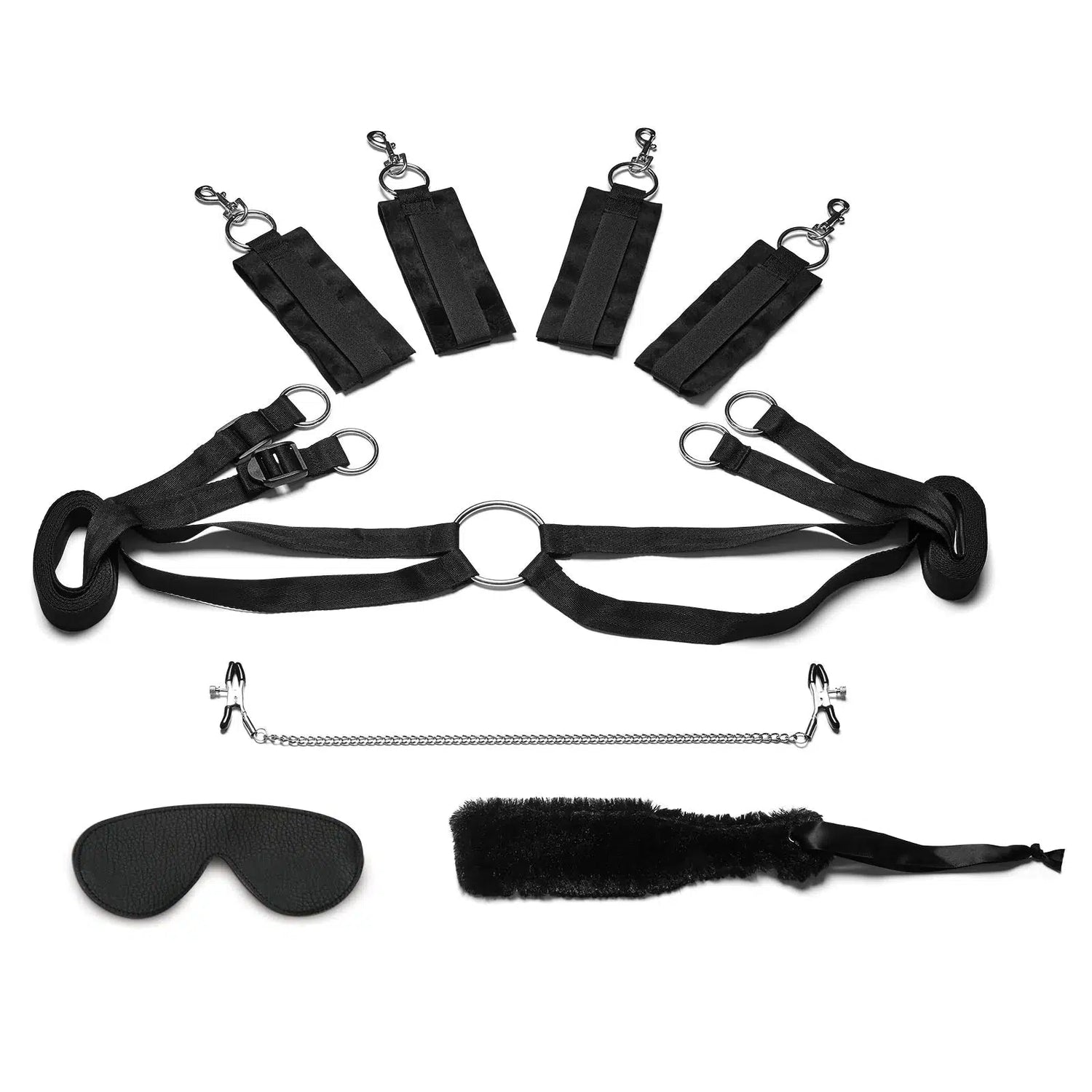 Lux Fetish Fuzzy Lovers 4 Piece Bedspreaders Set