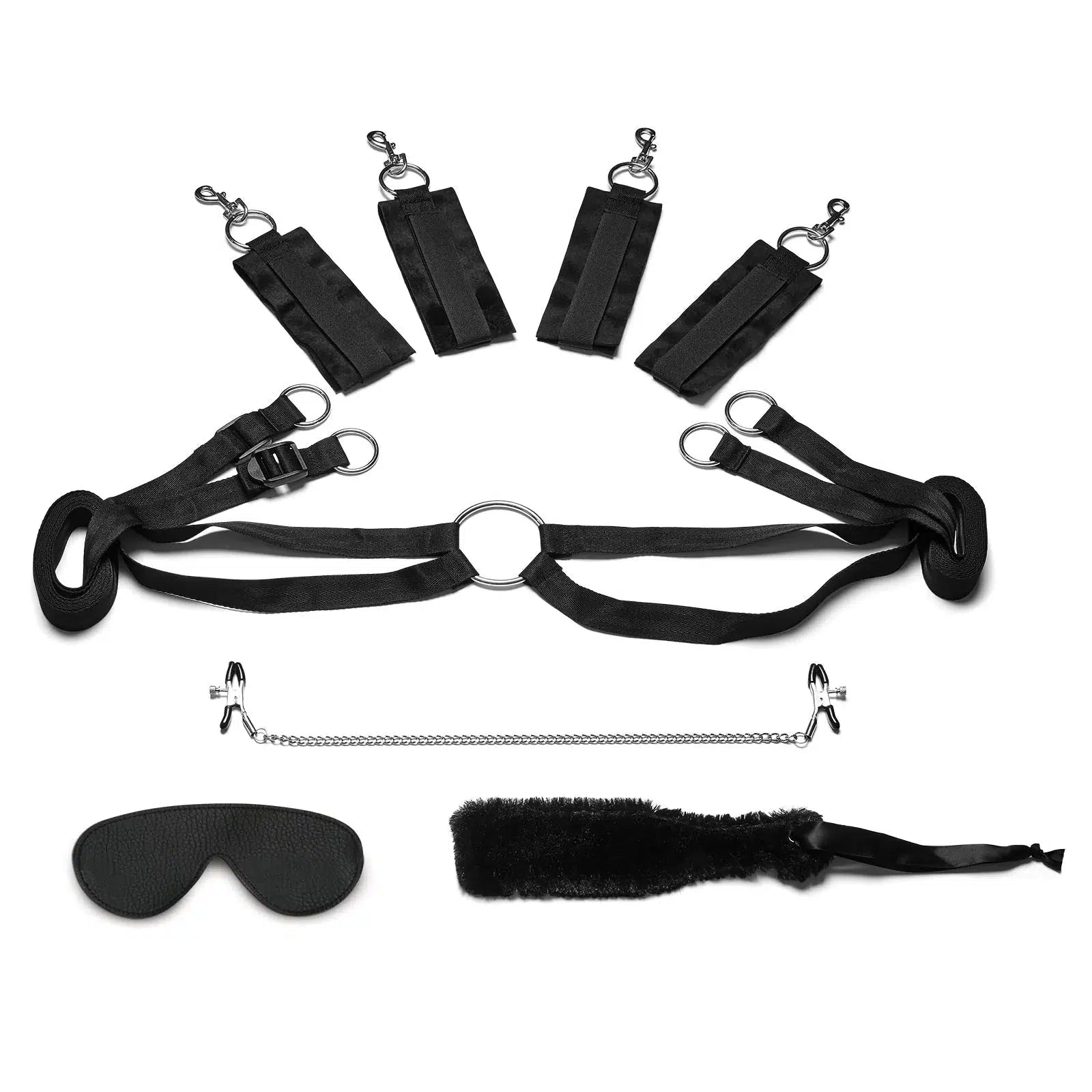 Lux Fetish Fuzzy Lovers 4 Piece Bedspreaders Set