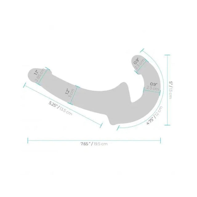 Lux Fetish Strapless Strap-on - Purple