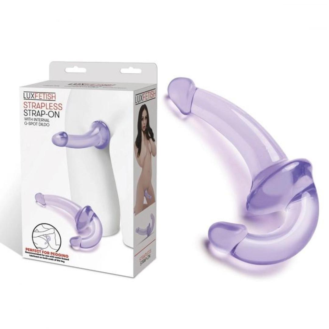 Lux Fetish Strapless Strap-on - Purple