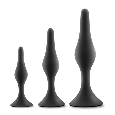 Luxe Beginner Silicone Butt Plug Kit
