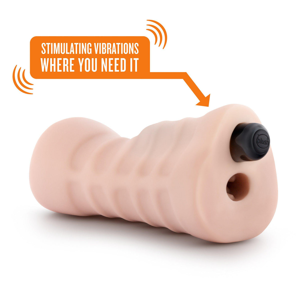M for Men Skye Vibrating Mouth Stroker Masturbator