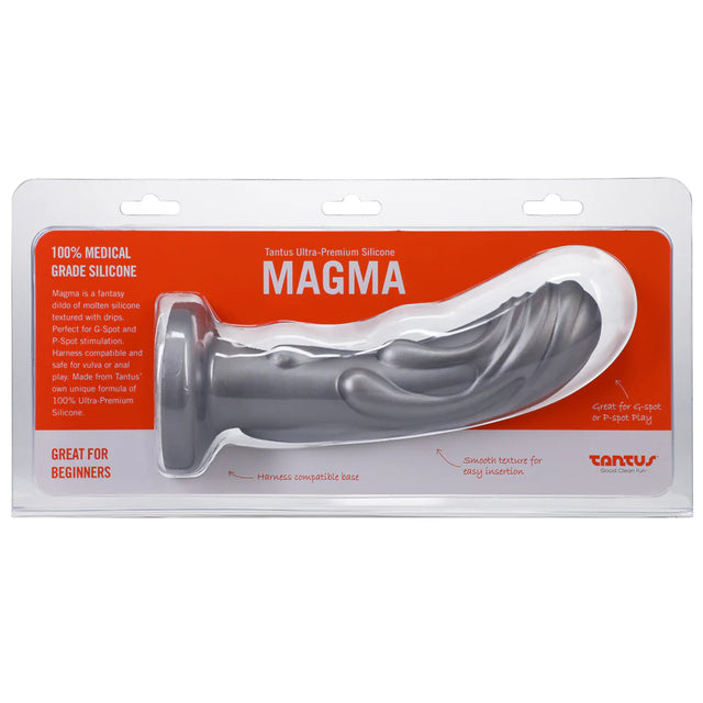 Magma 7 inch Silver Dildo