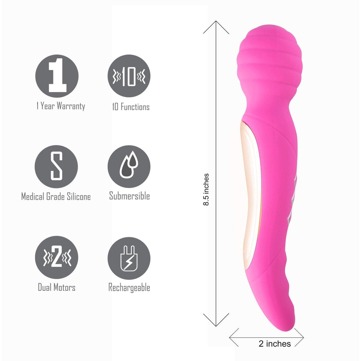 Maia Zoe Rechargeable Vibrating Wand