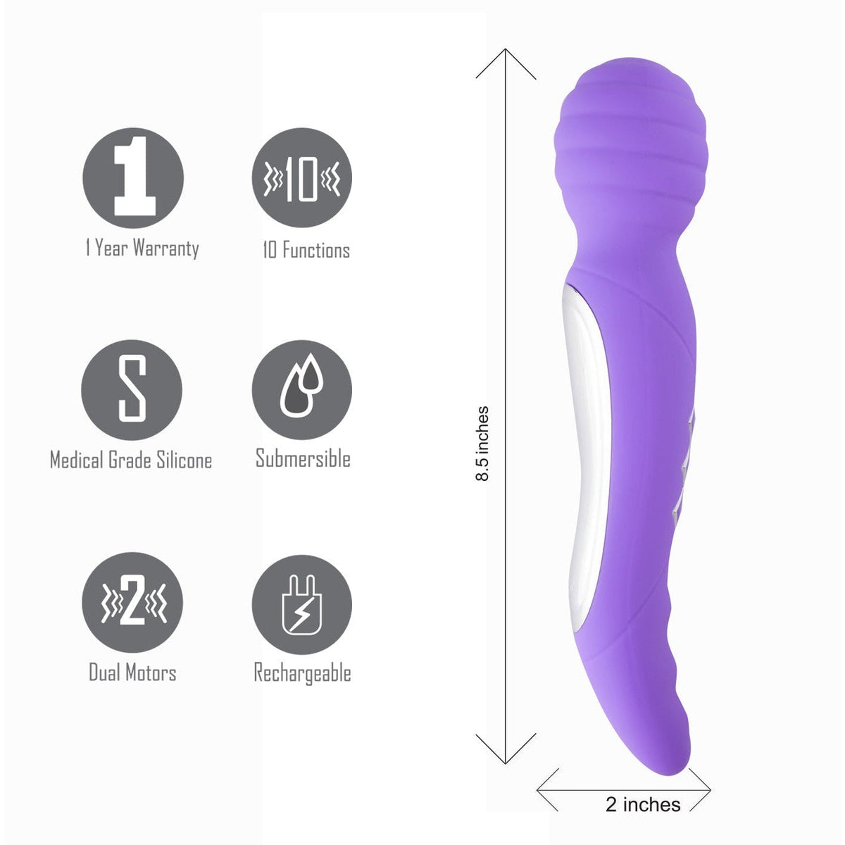 Maia Zoe Rechargeable Vibrating Wand