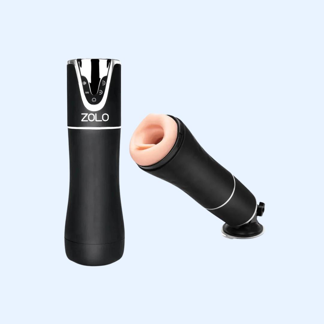 Zolo black male masturbators displayed for male toys sale.