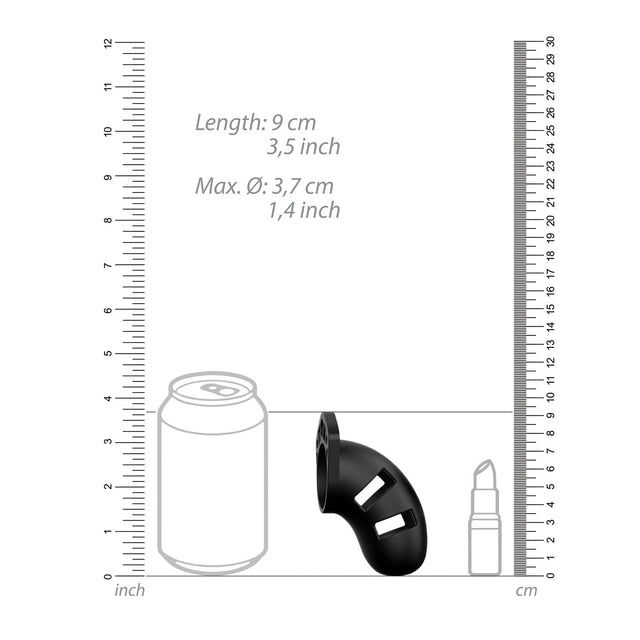 ManCage Model 20 Black 3.5" Cock Cage