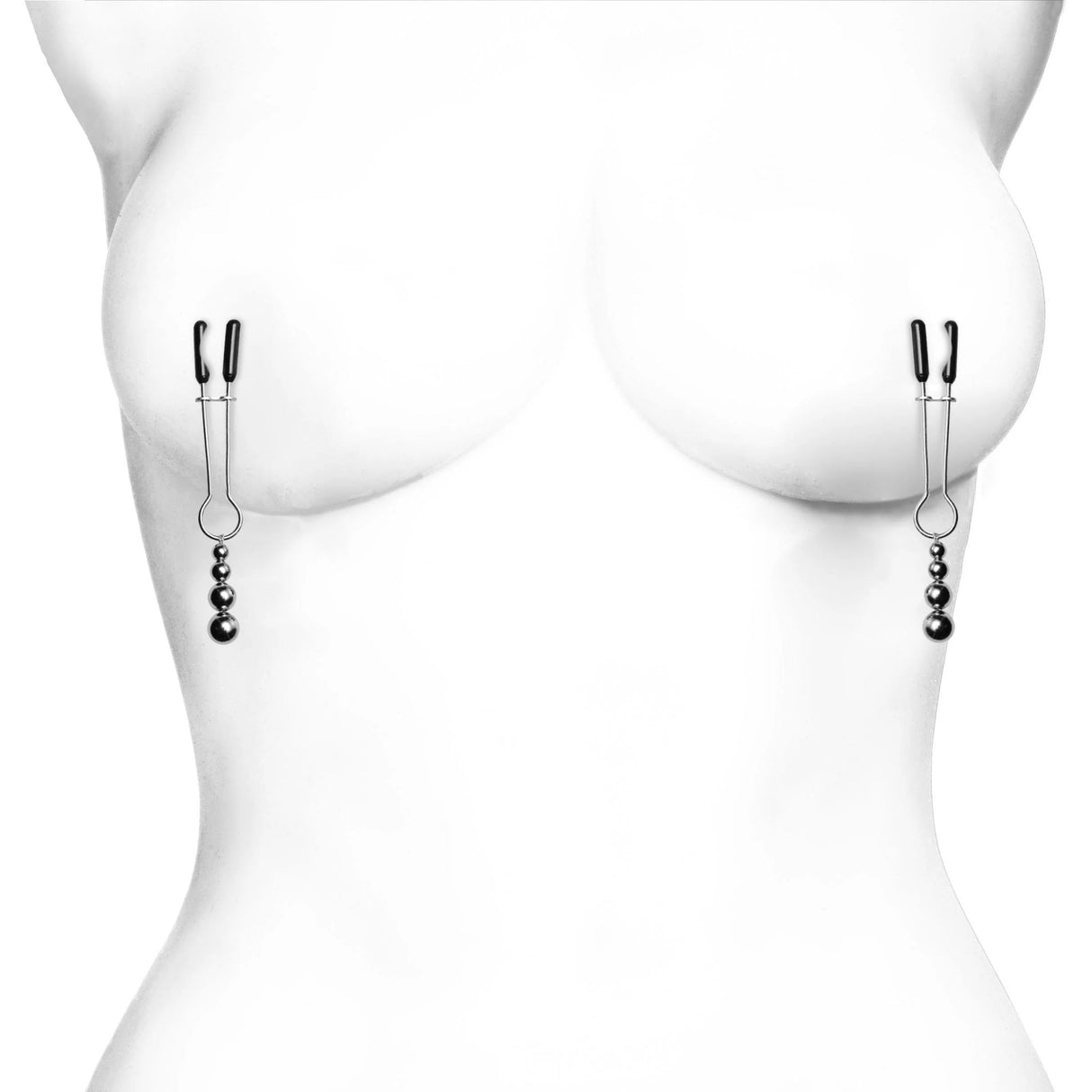 Master Series Adorn Triple Bead Nipple Clamp Set