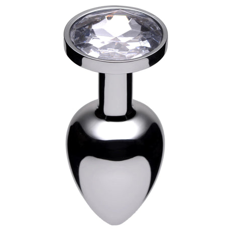 Master Series Lucent Jewel Accented Anal Plug - Diamond