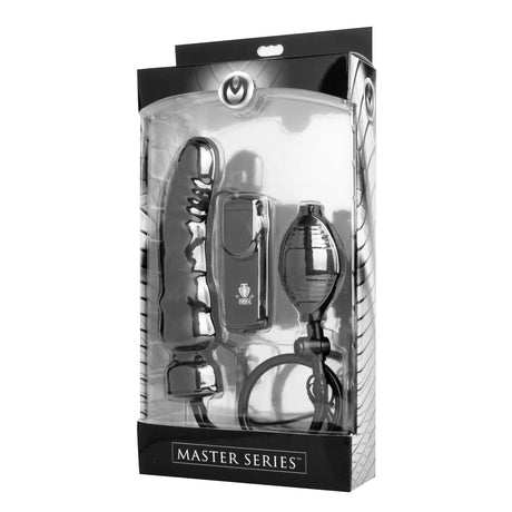Master Series Ravage Vibrating Inflatable Penis