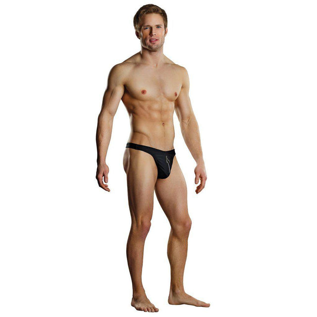 Men's Zipper Front Thong