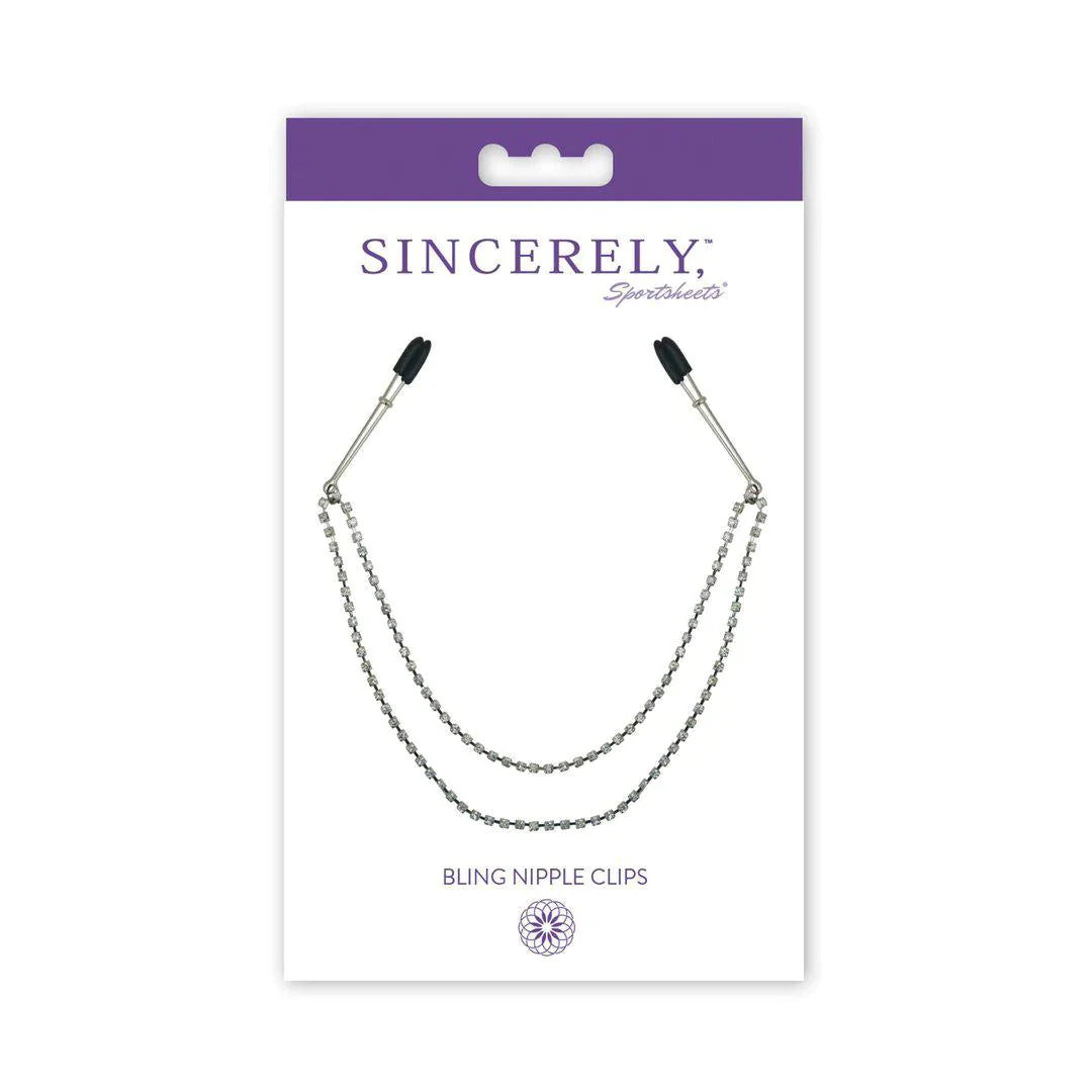 Midnight Bling Nipple Clips