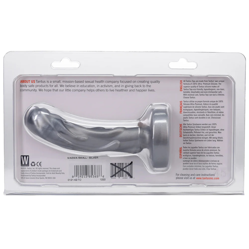Mini Magma 5 inch Silver Dildo