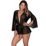 Modern Romance Flowing Short Robe