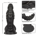 Monster Dong The Martian Silicone Black Dildo