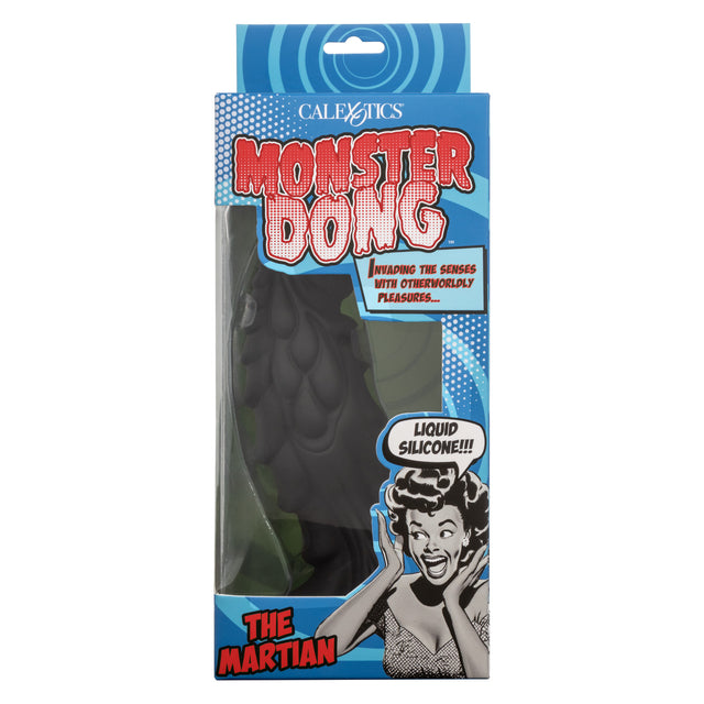 Monster Dong The Martian Silicone Black Dildo