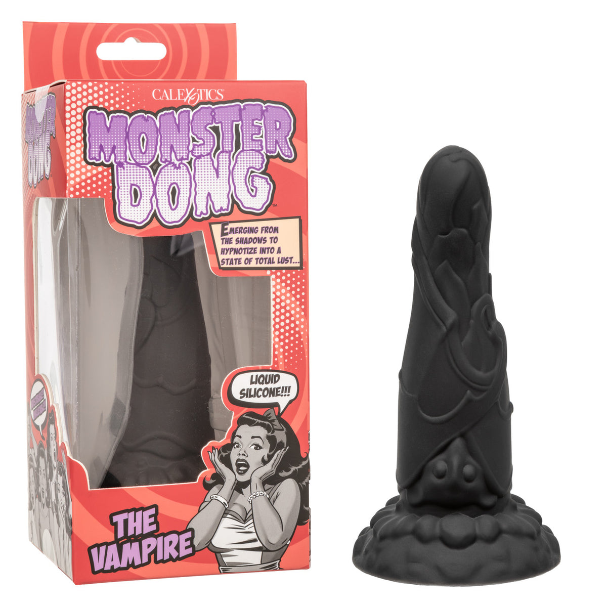 Monster Dong The Vampire Silicone Black Dildo