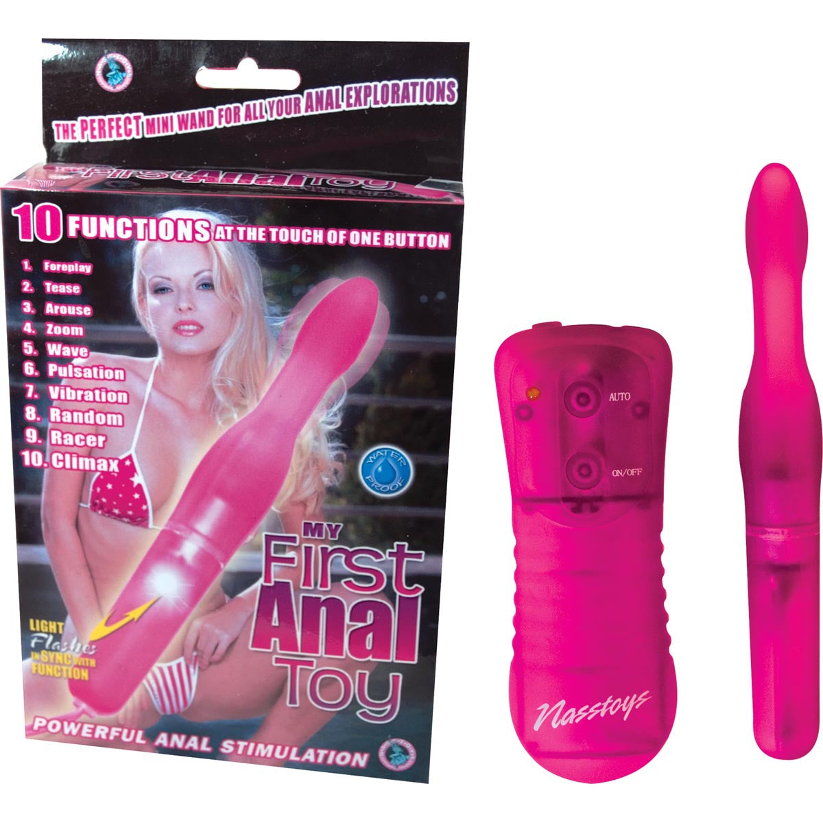 My First Anal Toy Waterproof Vibrating Butt Plug