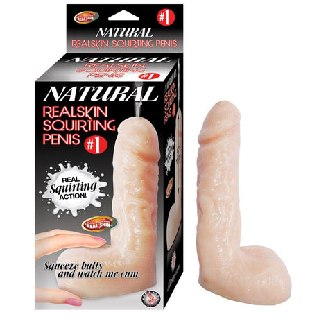 Natural Realskin Squirting Penis