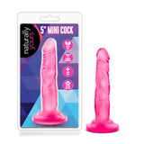 Naturally Yours 5 Inch Mini Dildo - Pink