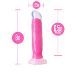 Neo Elite Glow In The Dark 8 Inch Silicone Dildo