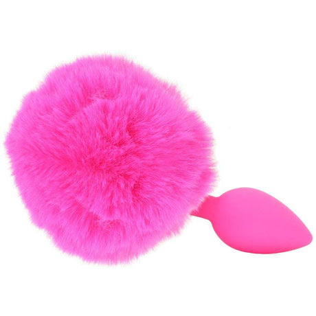 Neon Luv Bunny Tail Butt Plug