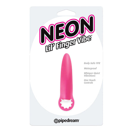Neon Small Finger Vibrator