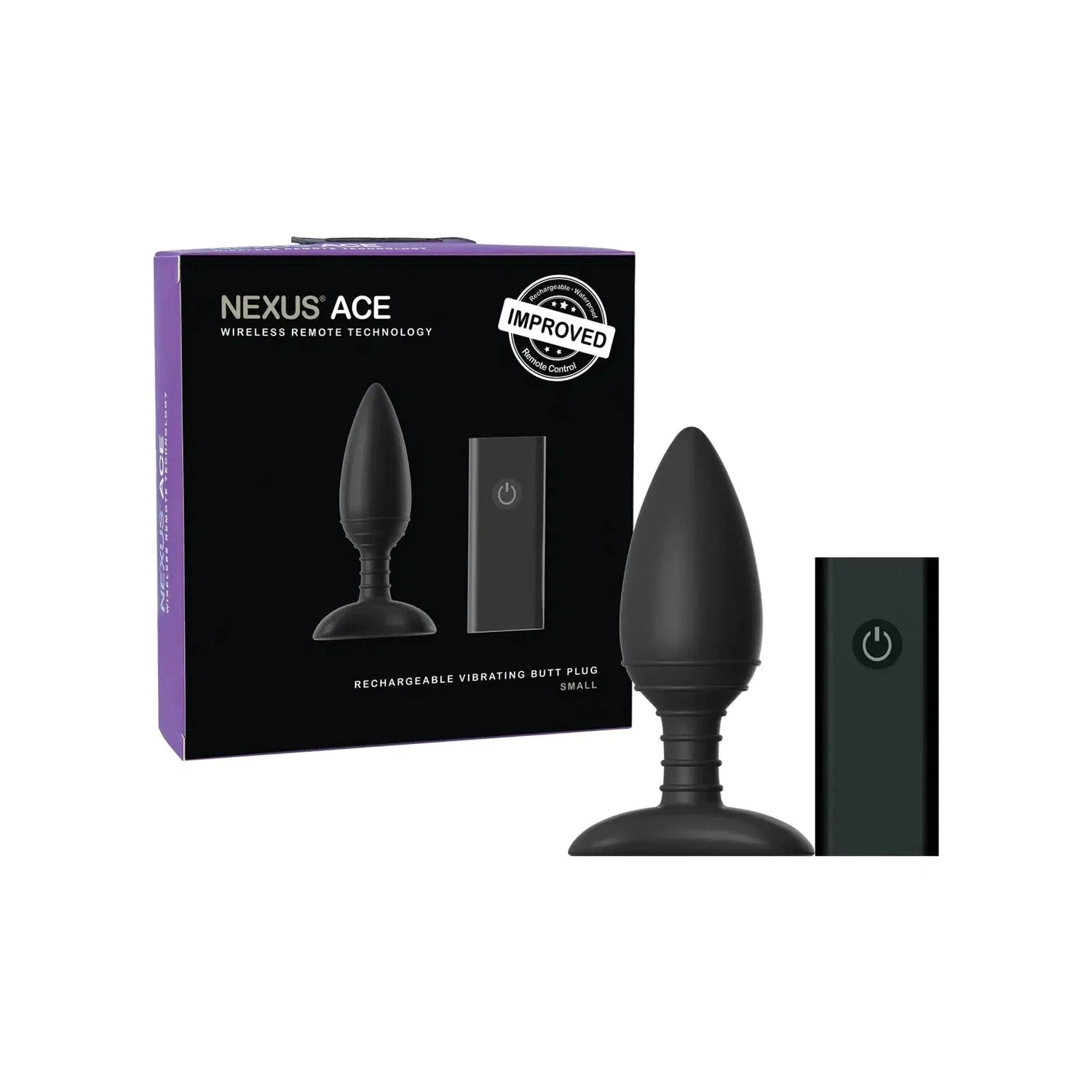 Nexus Ace Remote Vibrating Butt Plug - Small