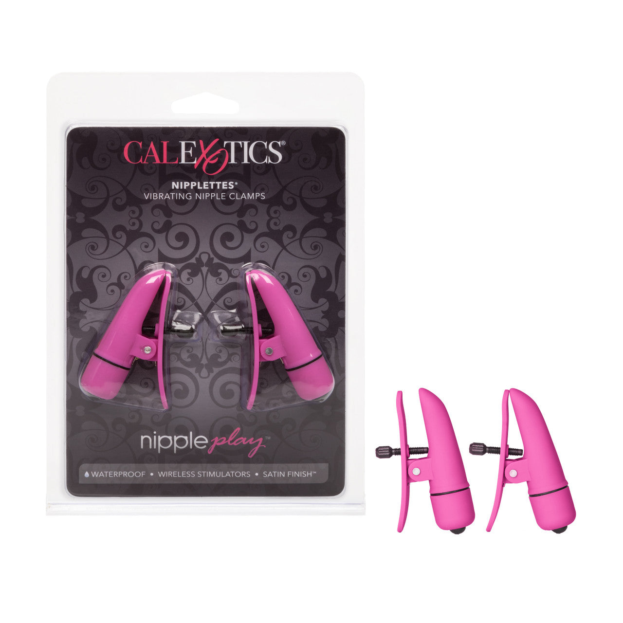 Nipple Play Nipplettes Wireless Vibrating Nipple Clamps - HotCherry Nipple Play Nipplettes Wireless Vibrating Nipple Clamps - HotCherry