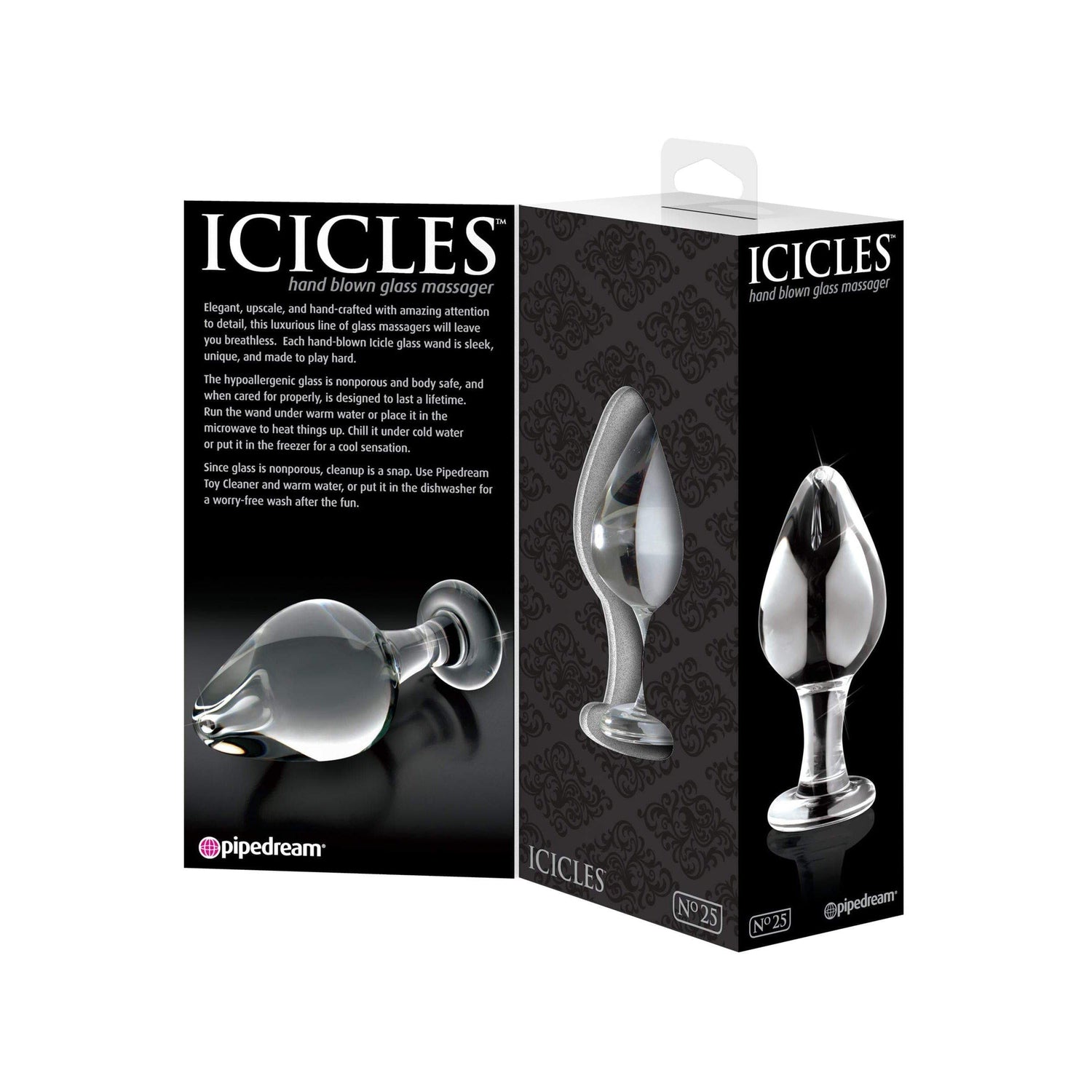 No. 25 Glass Butt Plug