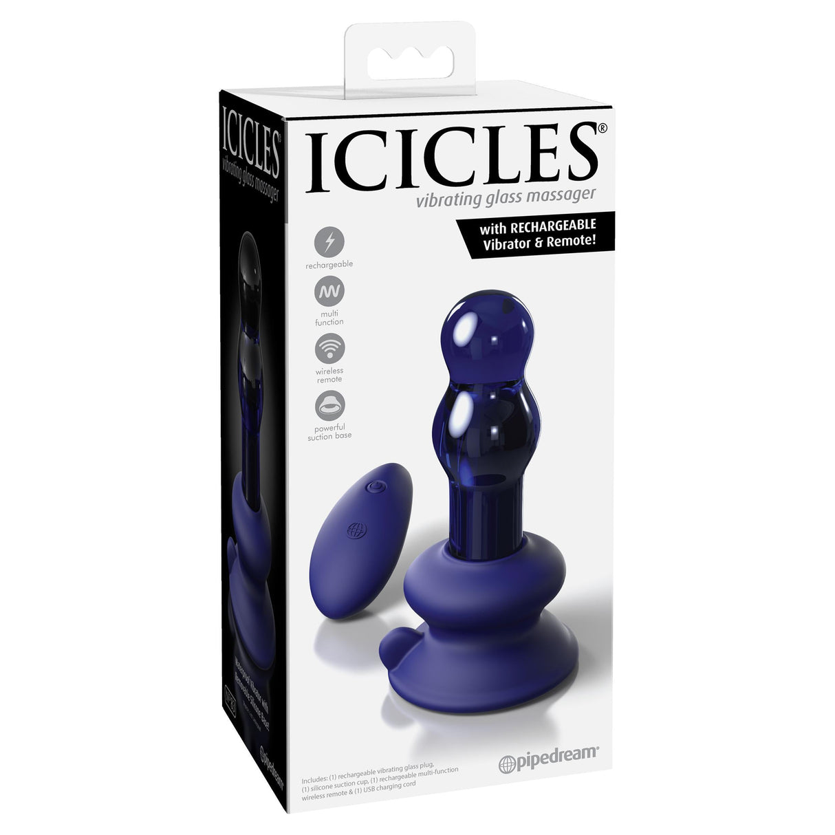 Icicles No. 83 Vibrating Glass Plug