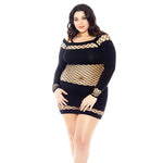 Nothing To Hide Nylon & Diamond Net Chemise