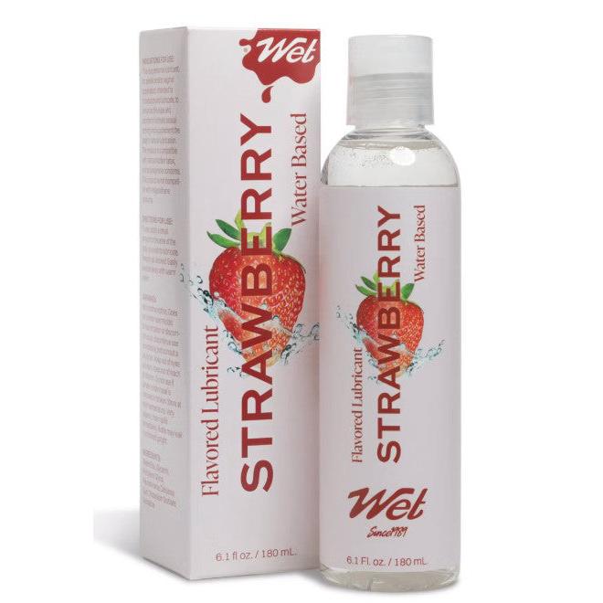 Wet Flavored Lubricant Sexy Strawberry 3.1oz
