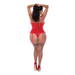 Ooh La Lace Bustier & Panty - Queen
