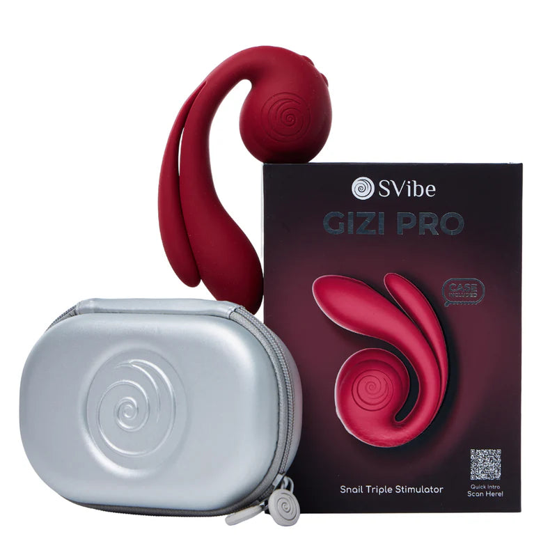 SVibe Snail Gizi Pro Vibrator in Bordeaux