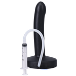 POP Slim Squirting Harness Compatible Dildo - Midnight