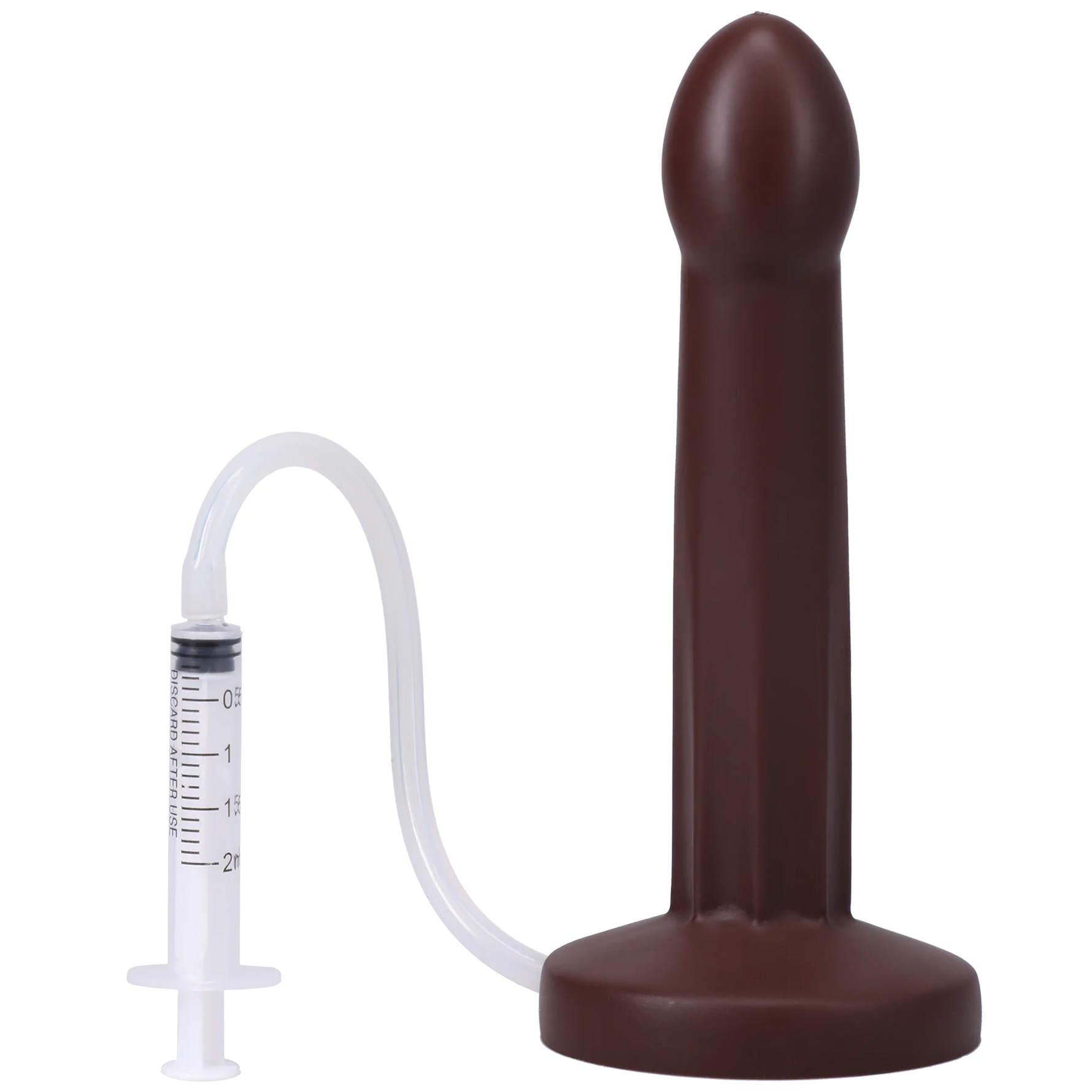 POP Squirting Silicone Dildo - Espresso