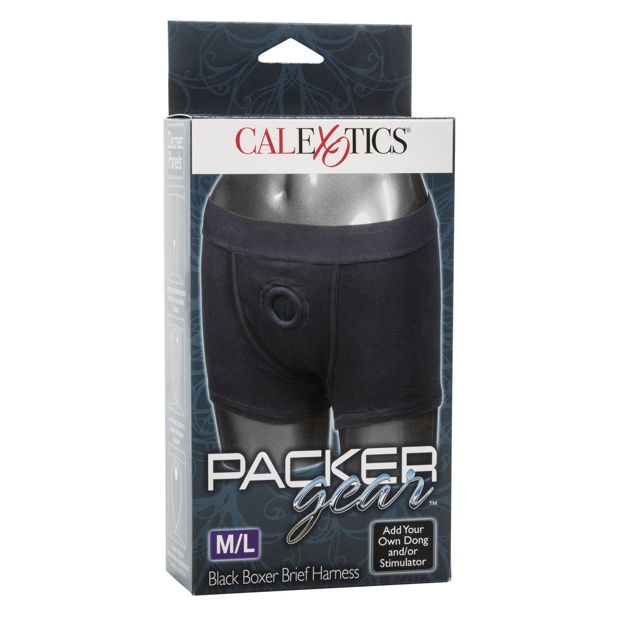 Packer Gear Black Boxer Brief Harness