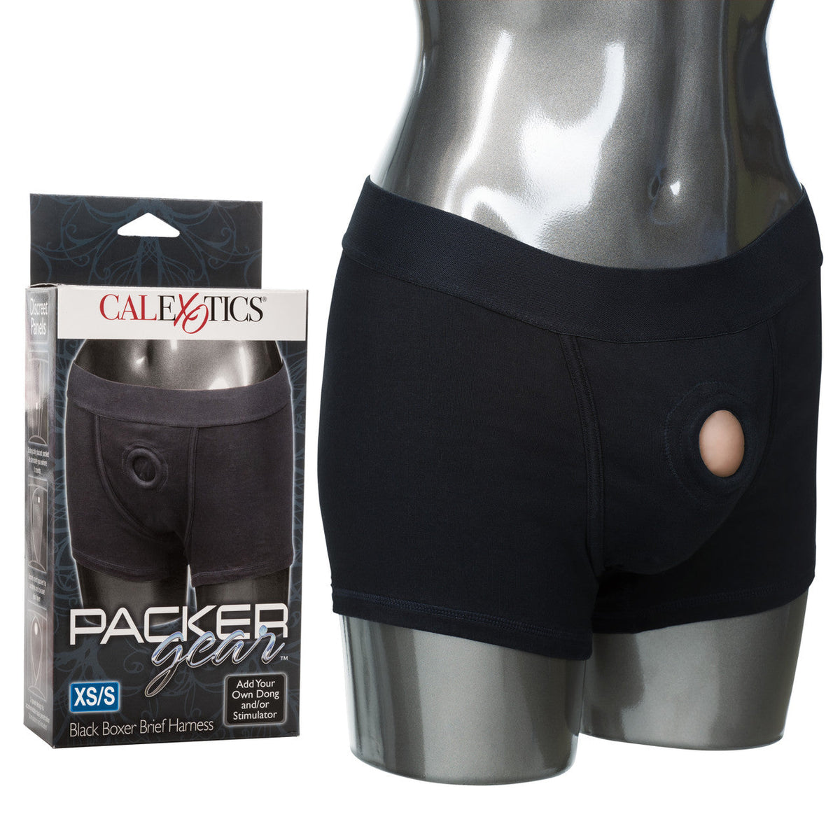 Packer Gear Black Boxer Brief Harness