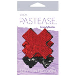 Pastease Flip Sequin Cross Nipple Pasties