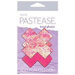 Pastease Flip Sequin Cross Nipple Pasties