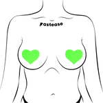 Pastease Glow-in-the-Dark Hearts Nipple Pasties