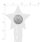 Pastease Silver Glitter Star with Tassel Fringe Nipple Pasties