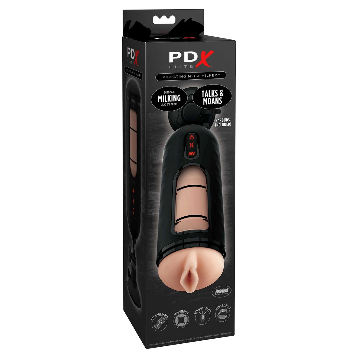 Pdx Elite Vibrating Mega Milker Stroker